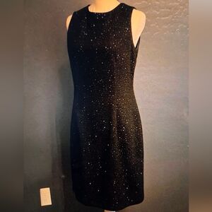 David Warren Sparkly 90s VINTAGE black cocktail dress *NEW* sz6P